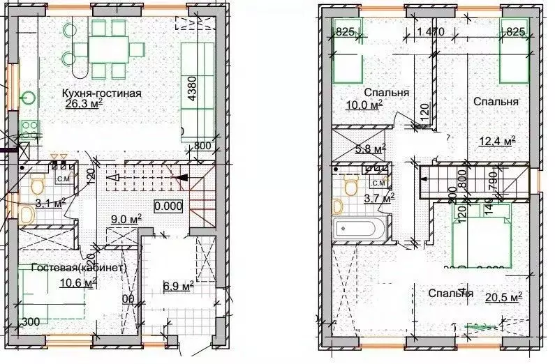 Коттедж в Нижегородская область, Бор  (120 м) - Фото 2