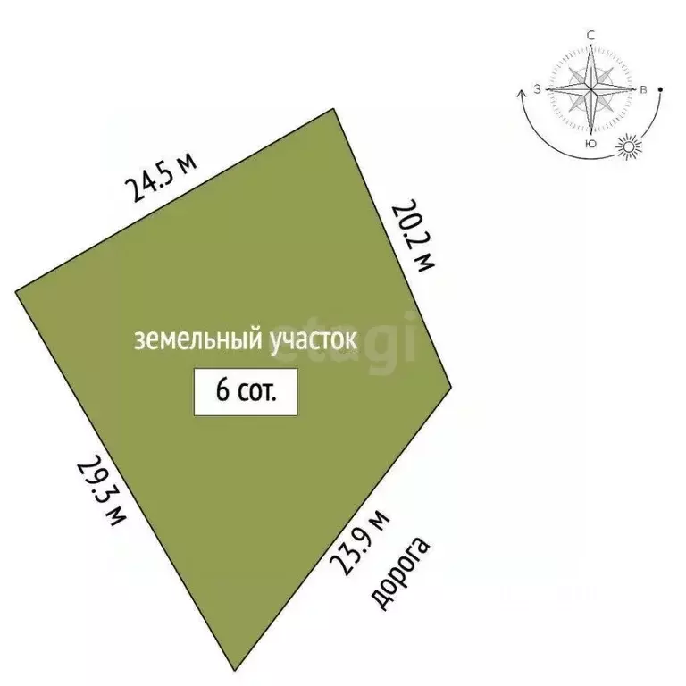 Участок в Крым, Ленинский район, Мысовское с/пос, с. Семеновка ул. ... - Фото 2