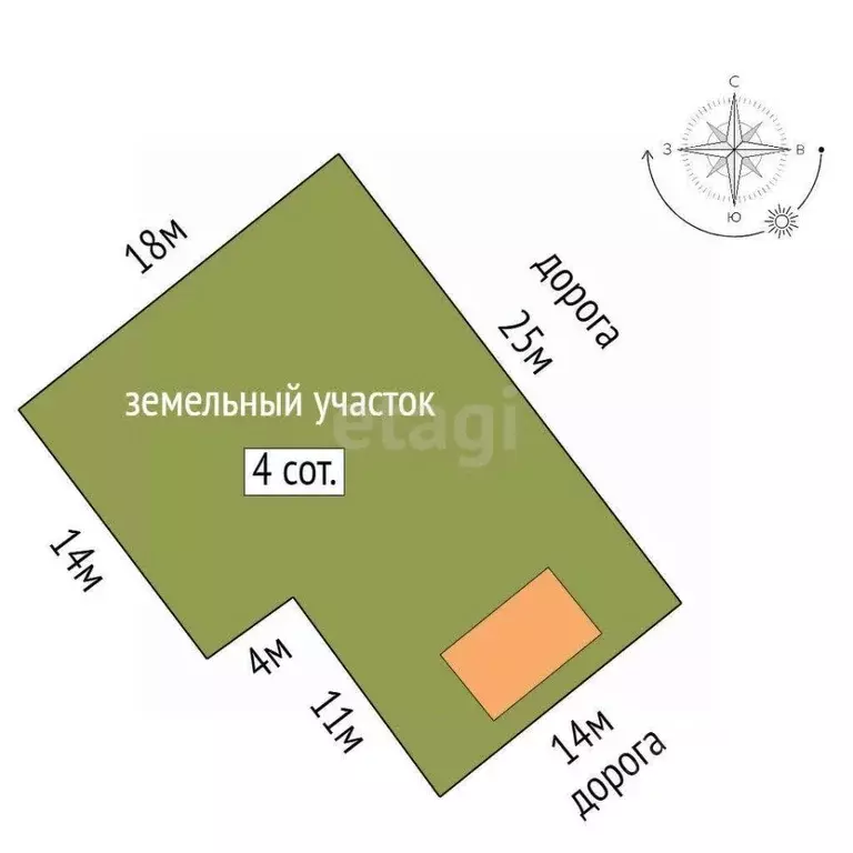 Дом в Севастополь Огонек СТ, 53 (38 м) - Фото 2