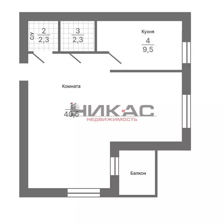 2-комнатная квартира: Ярославль, проспект Ленина, 28А (55.65 м) - Фото 1