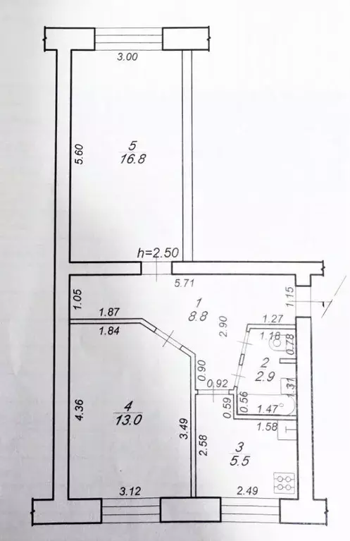 2-к кв. Тверская область, Калининский муниципальный округ, с. Медное ... - Фото 2