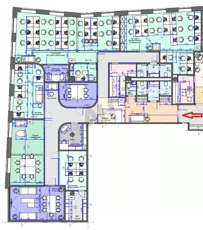 Помещение свободного назначения в Москва Малая Сухаревская пл., 12 ... - Фото 2