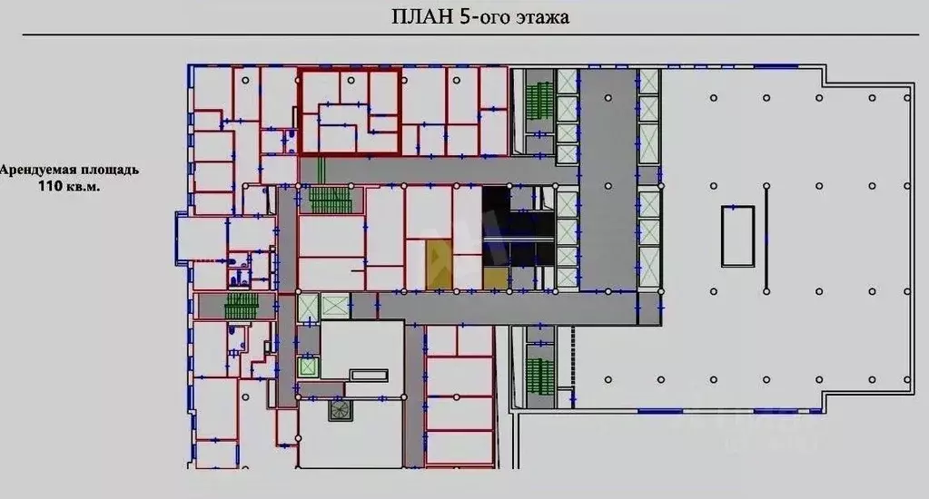 Офис в Москва Смоленская пл., 3 (110 м) - Фото 2