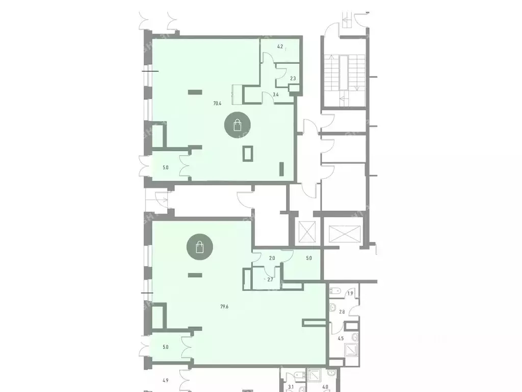 Офис в Санкт-Петербург Синопская наб., 30 (182 м) - Фото 2