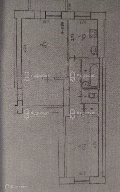 Продаётся 2-к квартира, 51.3 м - Фото 0