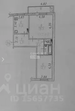 2-к кв. Омская область, Омск ул. 4-я Транспортная, 36В (57.3 м) - Фото 1