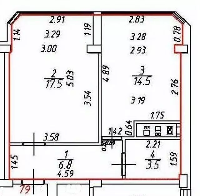 1-к кв. Адыгея, Тахтамукайский район, Яблоновский пгт ул. Гагарина, ... - Фото 2