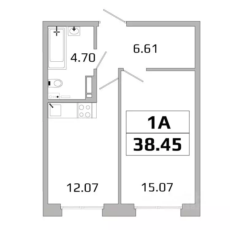 1-к кв. Иркутская область, Иркутск ИВАТУ городок, Авиатор жилой ... - Фото 1