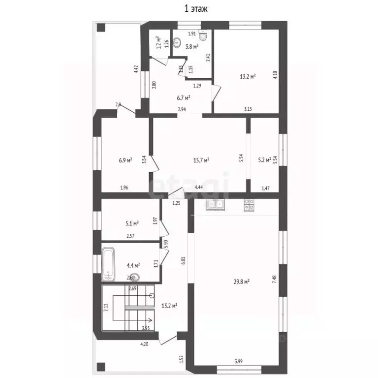 Дом в Ростовская область, Батайск ул. Гастелло (188 м) - Фото 1