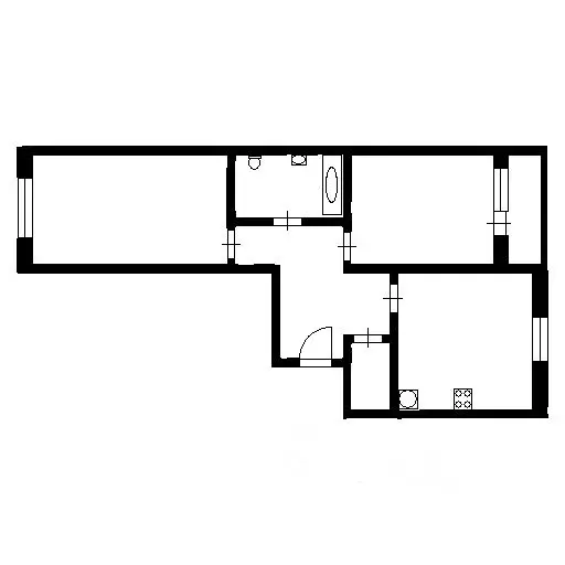 2-к кв. Санкт-Петербург Кременчугская ул., 9К1 (70.0 м) - Фото 1