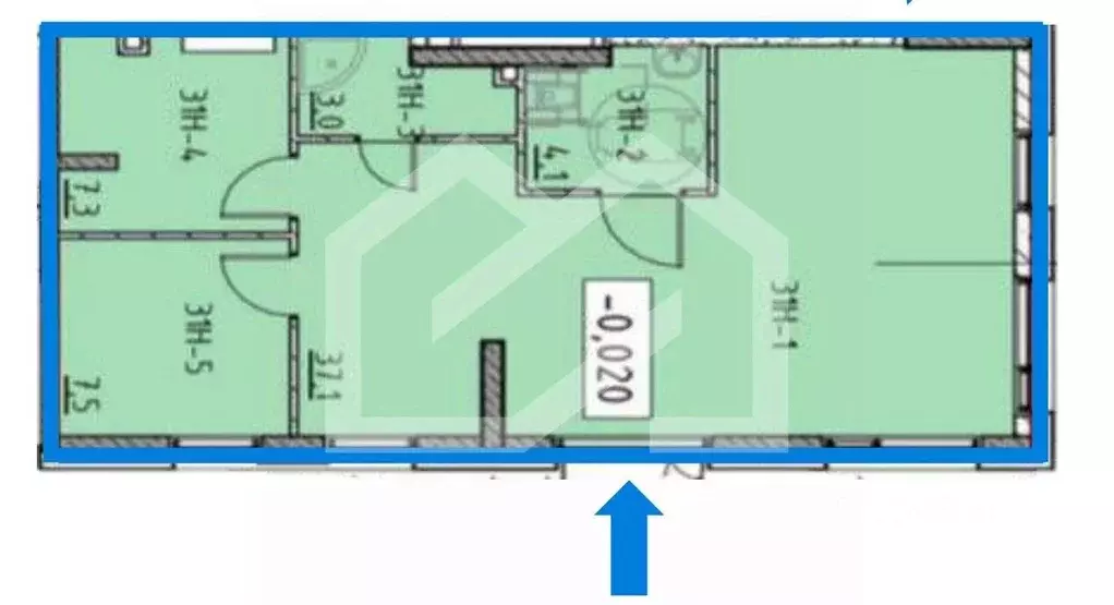 Помещение свободного назначения в Москва 2-й этап тер., Лучи жилой ... - Фото 2