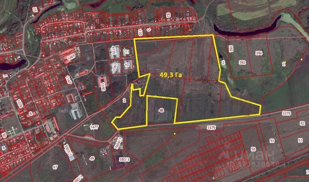 Участок в Самарская область, Волжский район, Черновский с/пос, пос. ... - Фото 1