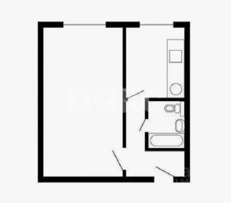 1-к кв. Московская область, Химки ул. Кирова, 14 (33.2 м) - Фото 1