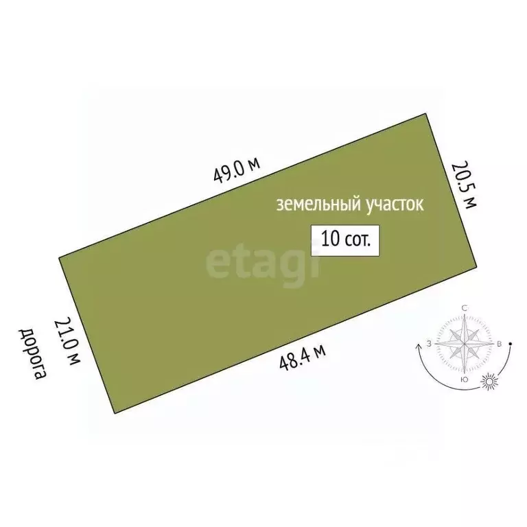 Участок в Тюменская область, Нижнетавдинский муниципальный округ, ... - Фото 2