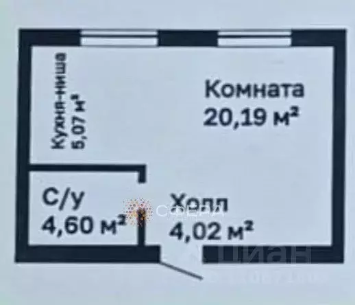 1-к кв. Новосибирская область, Новосибирский район, Краснообск рп, 7-й ... - Фото 1