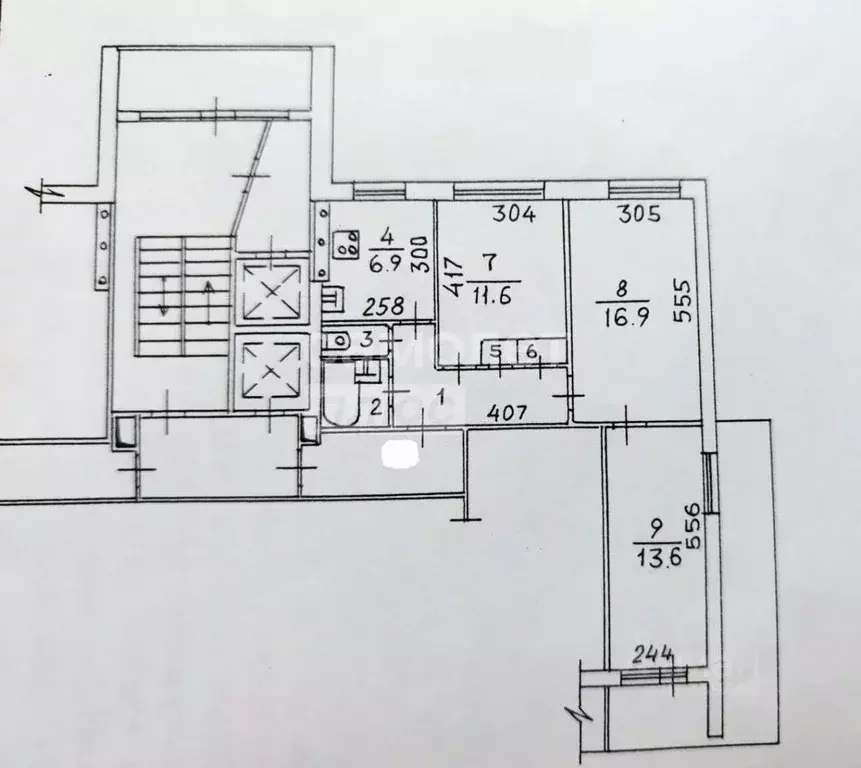 3-к кв. Новосибирская область, Новосибирск ул. Бориса Богаткова, 230 ... - Фото 2