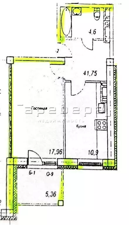 1-комнатная квартира: Красноярск, улица Менжинского, 10Ж (42 м) - Фото 1