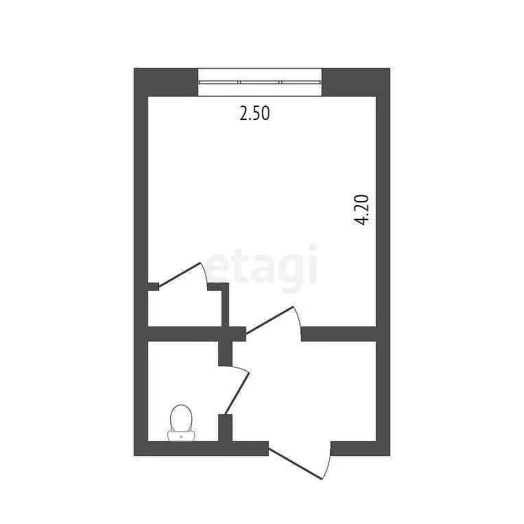 1-комнатная квартира: Тюмень, улица Энергетиков, 60 (14 м) - Фото 1