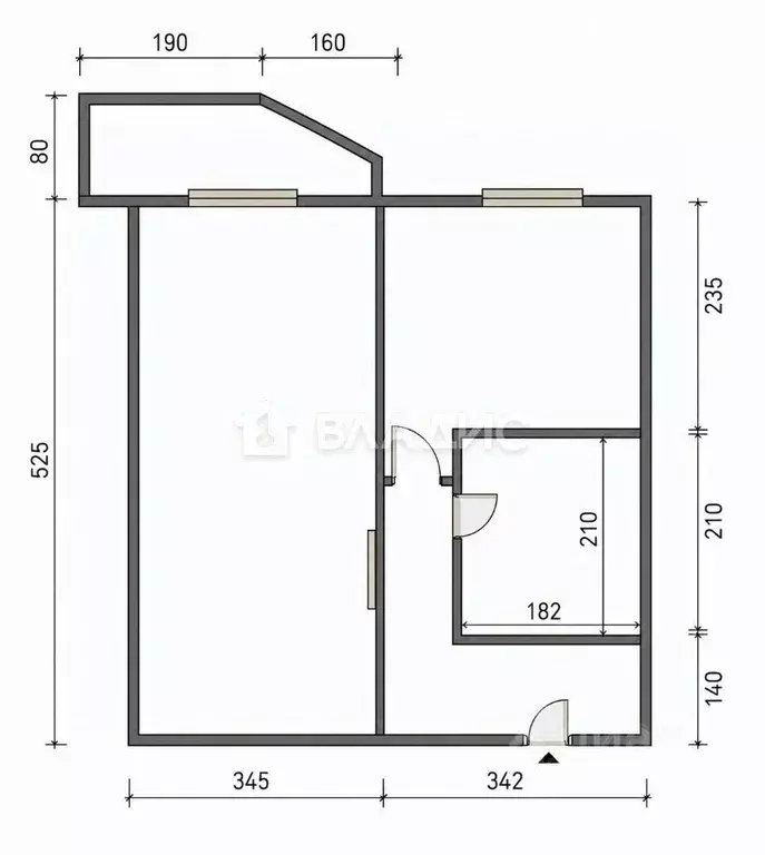 1-к кв. Москва Кантемировская ул., 22К1 (38.1 м) - Фото 2