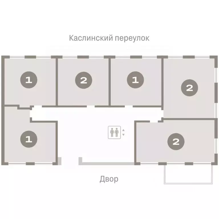 1-к кв. Свердловская область, Екатеринбург ул. Гастелло, 14 (37.65 м) - Фото 2