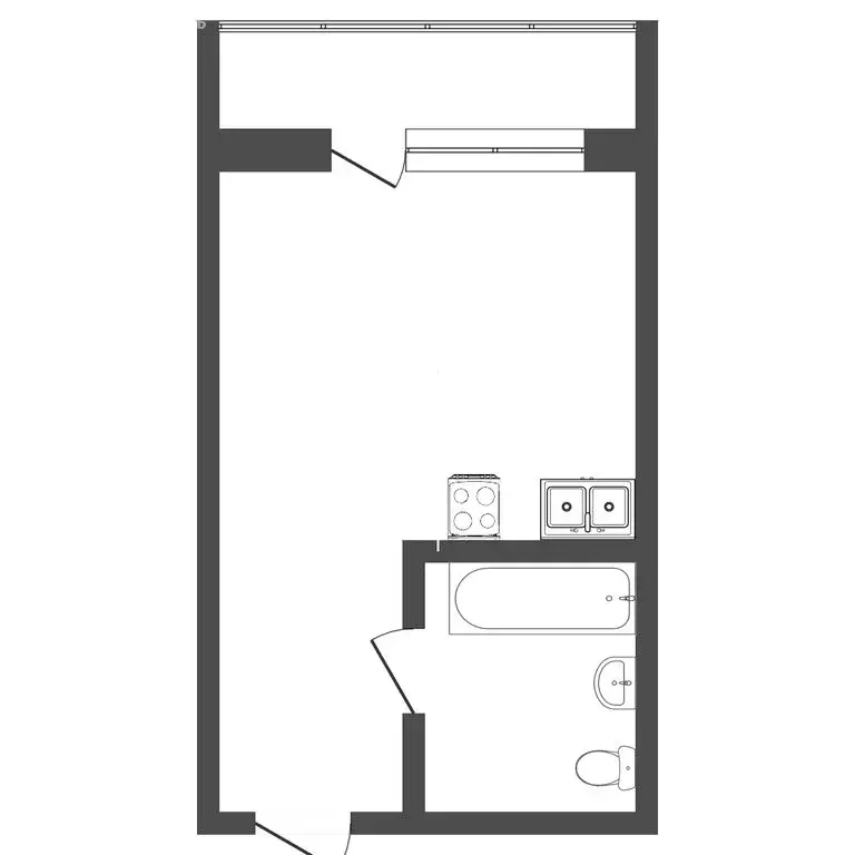 Квартира-студия: Сочи, улица Володарского, 6к3 (25 м) - Фото 0