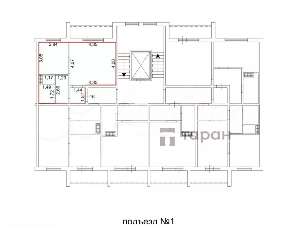 1-к. квартира, 35,5 м, 3/10 эт. - Фото 0