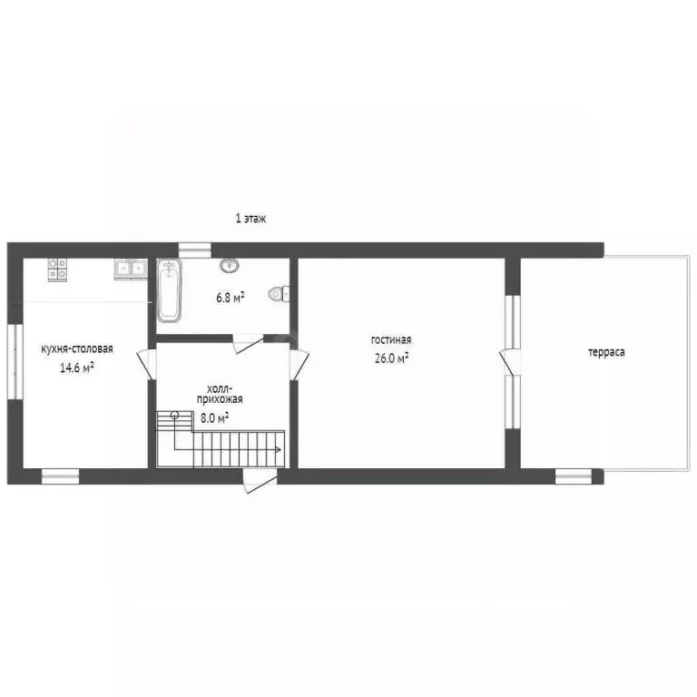 Дом в Севастополь, Севастополь, Инкерман г. Коррида садоводческое ... - Фото 1