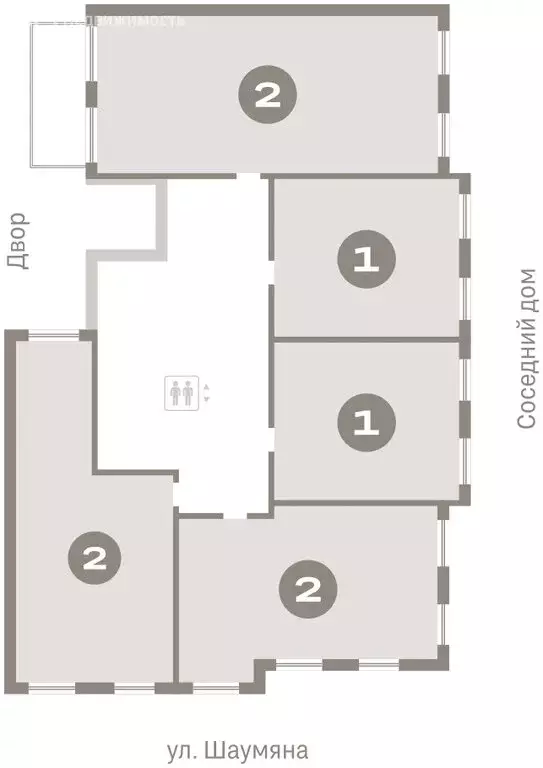 2-комнатная квартира: Екатеринбург, жилой район Юго-Западный, жилой ... - Фото 2