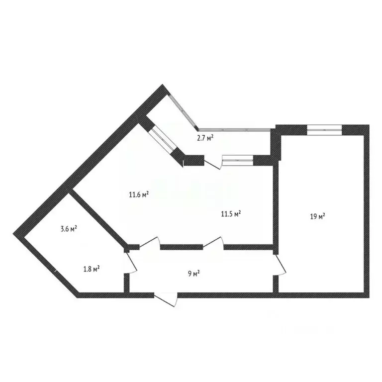 2-к кв. Нижегородская область, Нижний Новгород просп. Ленина, 44Г ... - Фото 2