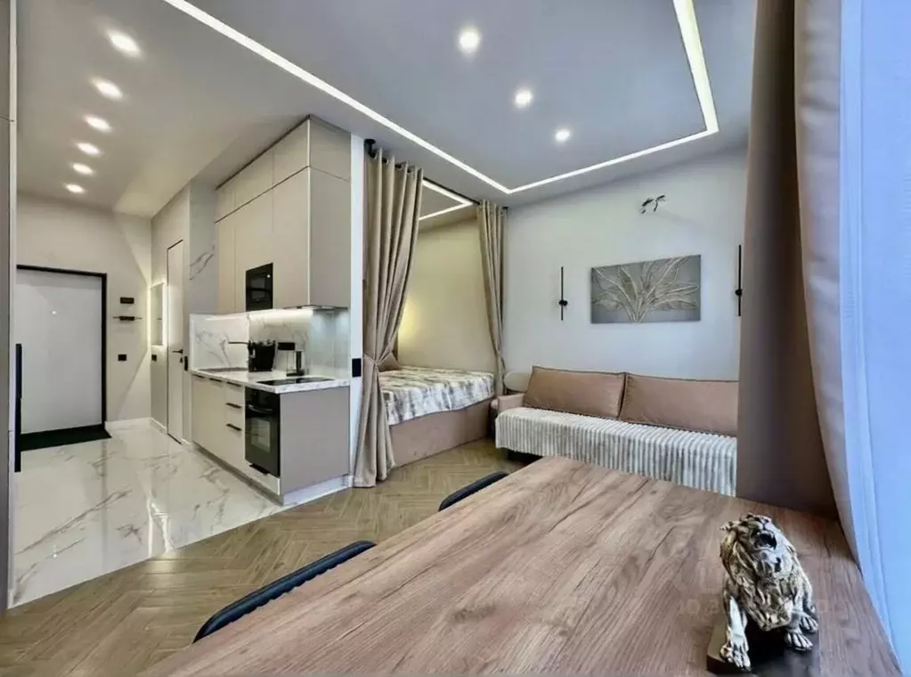 Студия Москва 3-я Хорошевская ул., 17А (31.0 м) - Фото 1