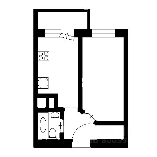 1-к кв. Санкт-Петербург Учительская ул., 18к1 (35.0 м) - Фото 2