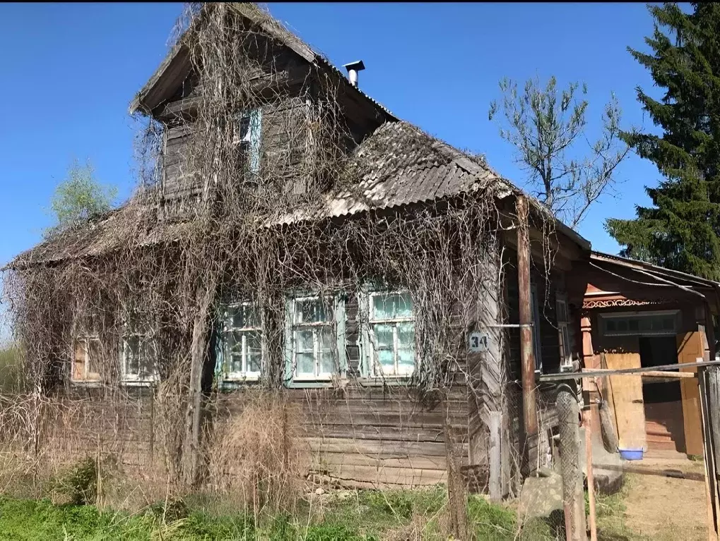 Дом в Новгородская область, Батецкое с/пос, д. Старые Гусины  (40 м) - Фото 0