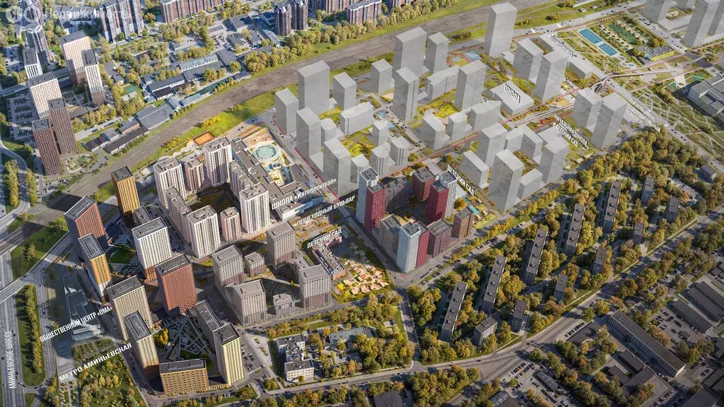 1-комнатная квартира: Москва, жилой комплекс Матвеевский Парк, 4.8 ... - Фото 2