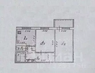2-к кв. Кировская область, Киров ул. Маршала И.С. Конева, 13к1 (50.2 ... - Фото 2