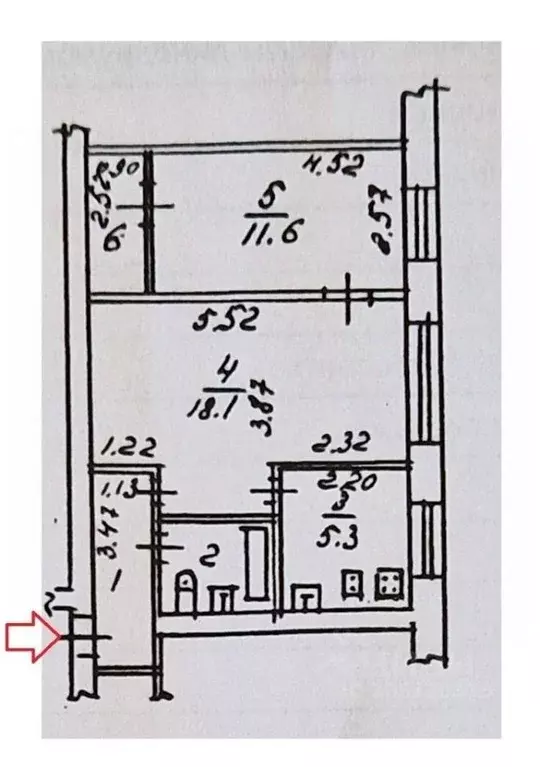 2-к кв. Владимирская область, Владимир ул. Лакина, 197 (44.0 м) - Фото 1