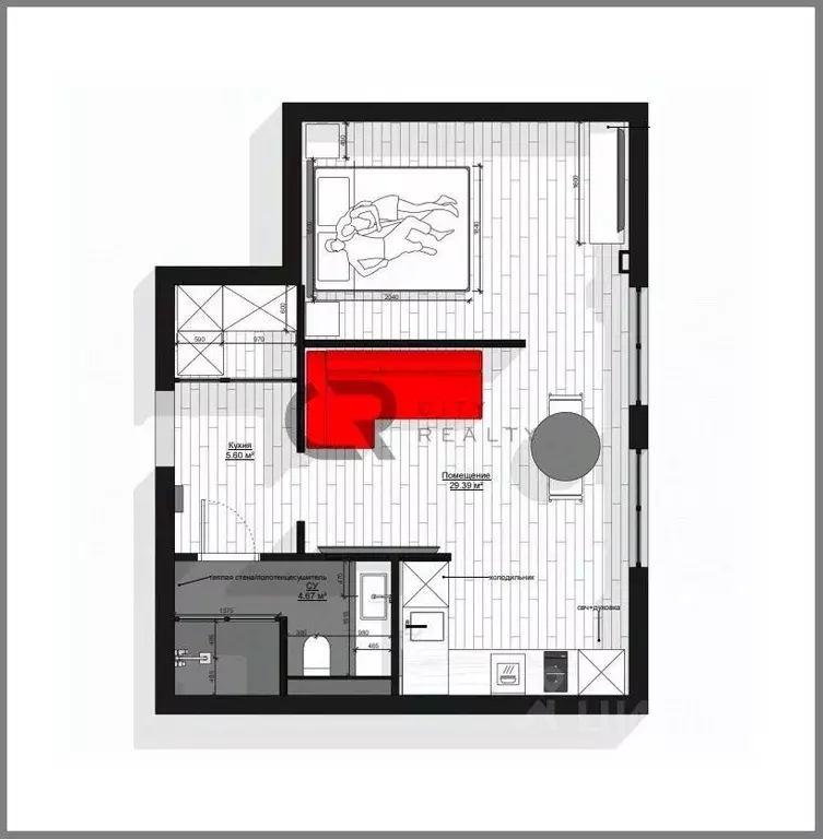 1-к кв. Санкт-Петербург Лахта тер., ул. Новая, 51к15 (41.0 м) - Фото 1