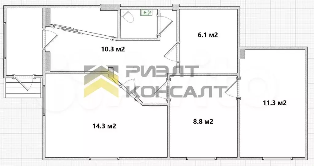 Продам помещение свободного назначения, 57 м - Фото 0