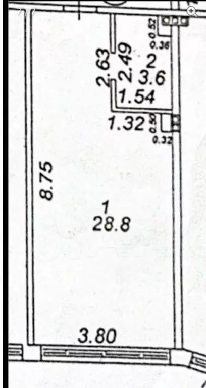 Студия Иркутская область, Иркутск Байкальская ул., 244/2 (32.0 м) - Фото 2