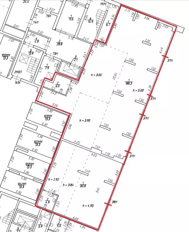 Торговая площадь в Санкт-Петербург ул. Шкапина, 15 (280 м) - Фото 2
