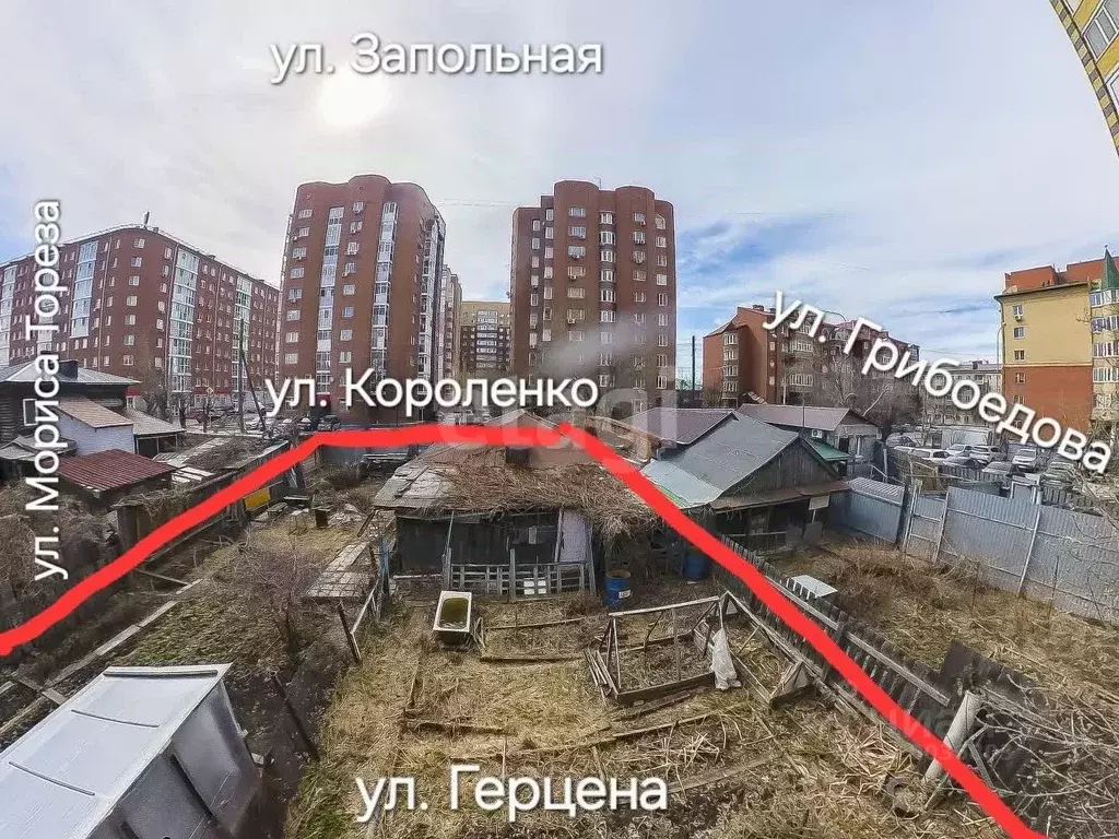 Участок в Тюменская область, Тюмень ул. Короленко (4.06 сот.) - Фото 0