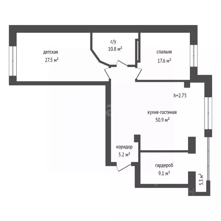 3-к кв. Красноярский край, Красноярск ул. Авиаторов, 39 (126.0 м) - Фото 1