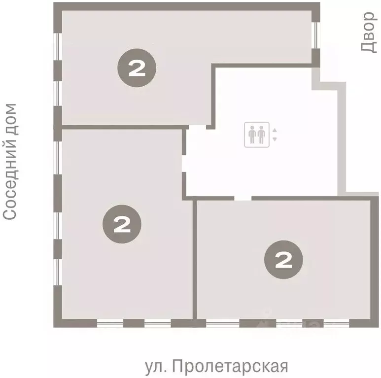 2-к кв. Курганская область, Курган Центральный жилрайон, Дом Кино ... - Фото 0