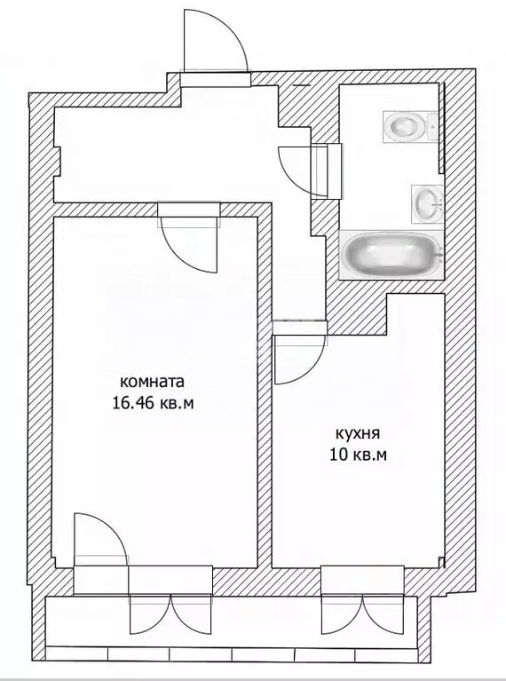 1-к кв. Пермский край, Пермь ул. Космонавта Леонова, 68Б (37.8 м) - Фото 1