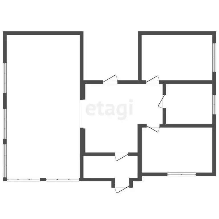 Дом в село Никольское, Рабочая улица (230 м) - Фото 1