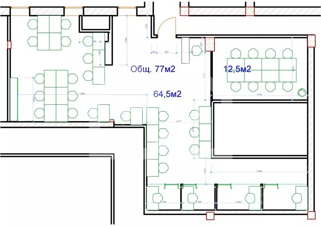 Помещение свободного назначения в Москва Весковский пер., 7 (170 м) - Фото 2