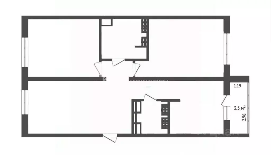 3-к кв. Московская область, Королев Болшево мкр, Пушкинская ул., 15 ... - Фото 2
