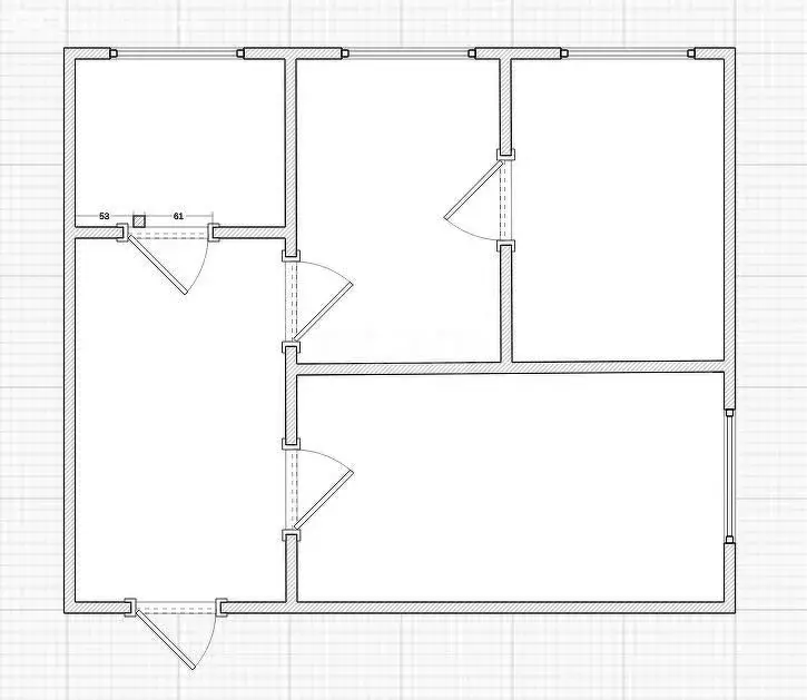 2-комнатная квартира: Буй, улица Матросова, 15 (35.5 м) - Фото 0
