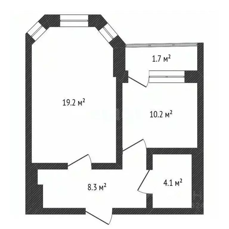 1-к кв. Нижегородская область, Нижний Новгород Мещерское Озеро ... - Фото 2