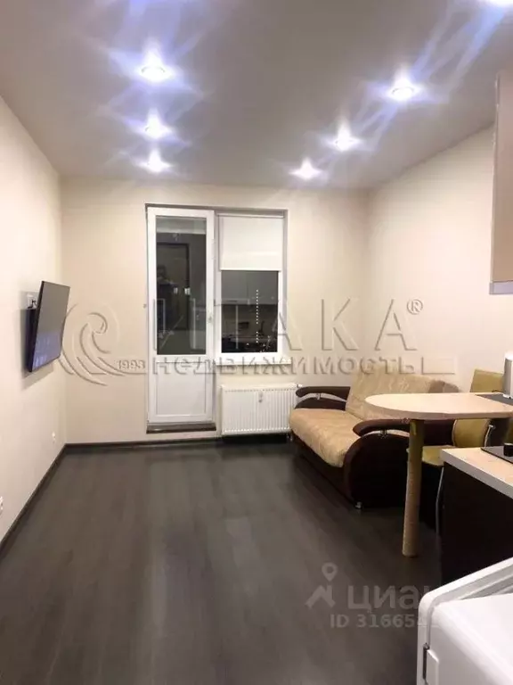 Студия Санкт-Петербург ул. Плесецкая, 10 (24.0 м) - Фото 1
