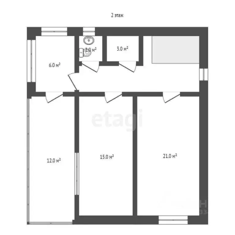 Дом в Свердловская область, Талица ул. Микоян, 16 (130 м) - Фото 2